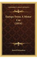 Europe from a Motor Car (1914)