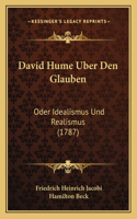 David Hume Uber Den Glauben
