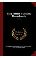 Early Records of Dedham, Massachusetts; Volume 1