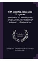 SBA Disaster Assistance Programs
