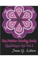 Zen Puzzles Coloring Books Mindfulness Vol. 3