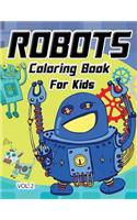 Robot Coloring Book for Kids Vol.2