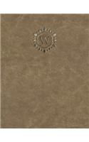 Monogram "W" Sketchbook: (23 Monogram Raw 150 Sketch)