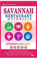 Savannah Restaurant Guide 2018