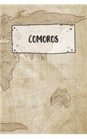 Comoros: Ruled Travel Diary Notebook or Journey Journal - Lined Trip Pocketbook for Men and Women with Lines
