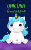 Unicorn Journal Notebook: Daily Journaling - Lined Paper Wide Ruled Notes Spark Your Imagination and Positive Thinking - Cartoon Cover Print