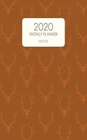 2020 Weekly Planner Moose