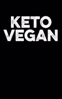 Keto Vegan: College Ruled Lined Writing Notebook Journal, 6x9, 120 Pages