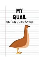 My Quail Ate My Homework