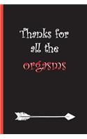 Thanks for All the Orgasms