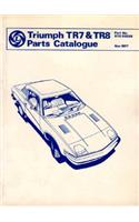 Triumph TR7 and TR8 Official Spare Parts Catalogue: RTC9020B