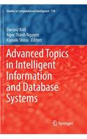 Advanced Topics in Intelligent Information and Database Systems