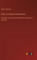 Étude sur l'affaire de Bauffremont