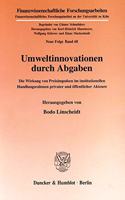 Umweltinnovationen Durch Abgaben