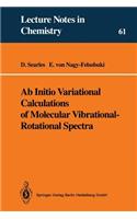 AB Initio Variational Calculations of Molecular Vibrational-Rotational Spectra