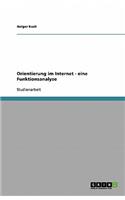 Orientierung im Internet - eine Funktionsanalyse