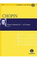 Chopin - Piano Concerto No. 1 in E-Minor, Op. 11: Eulenburg Audio+score Series, Vol. 65