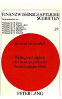 Wehrgerechtigkeit ALS Finanzpolitisches Verteilungsproblem