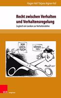 Recht Zwischen Verhalten Und Verhaltensregelung