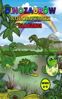 Dinozauro´w Kolorowanki dla Dzieci Wieki 4-8