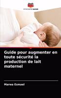 Guide pour augmenter en toute sécurité la production de lait maternel