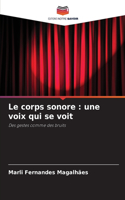 corps sonore: une voix qui se voit