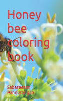 Honey bee coloring book