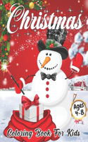 Christmas Coloring Book for Kids Ages 4-8