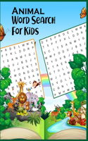 Animal Word Search For Kids