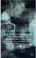 French Experience from Republic to Monarchy, 1792-1824