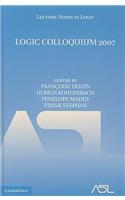 Logic Colloquium 2007