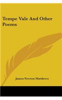 Tempe Vale And Other Poems