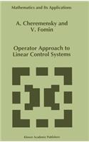 Operator Approach to Linear Control Systems
