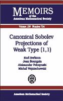 Canonical Sobolev Projections of Weak Type (1,1)