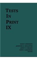 Tests in Print IX