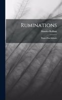 Ruminations