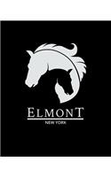 Elmont New York: Notebook With Lined College Ruled Paper For Horse Racing & Equestrian Fans. Blank Notepad Journal for Men, Women & Kids. Fun Christmas Or Birthday G