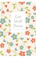 Get Stuff Done To-Do List Notebook