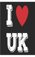 I Heart UK Notebook
