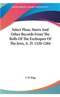 Select Pleas, Starrs and Other Records from the Rolls of the Exchequer of the Jews, A. D. 1220-1284