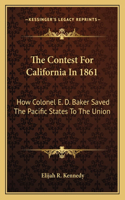 Contest for California in 1861