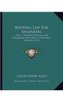 Business Law For Engineers