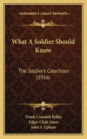 What A Soldier Should Know
