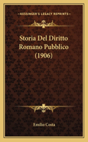 Storia Del Diritto Romano Pubblico (1906): (Italian)