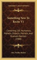 Something New To Recite V1