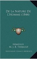 De La Nature De L'Homme (1844)
