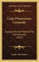 Code D'Instruction Criminelle