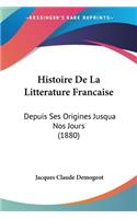 Histoire De La Litterature Francaise