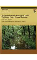 Aquatic Invertebrate Monitoring at George Washington Carver National Monument