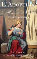 L'Adoption, ou la Maconnerie des Femmes en Trois grades: fac-simile de la premiere edition de 1775.